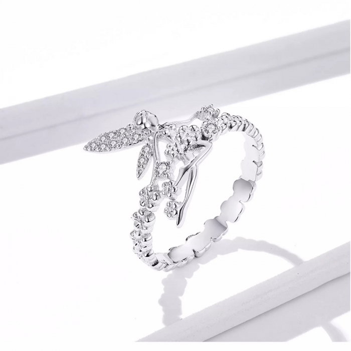 Set argint cu zane si flori [12]