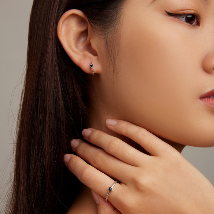 Set argint elegant cu inimioare [4]