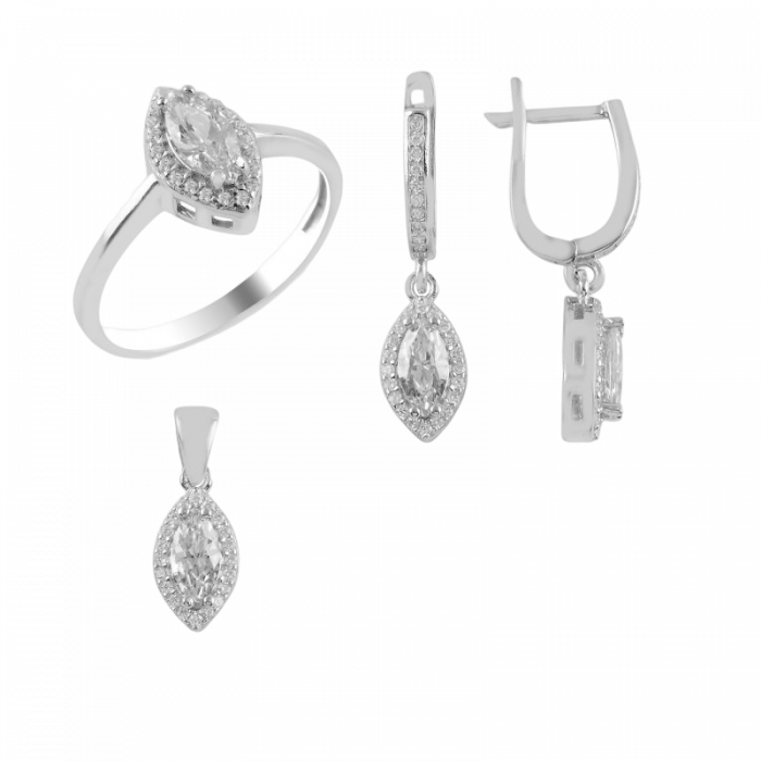 Set argint Marquise cu zirconii [1]
