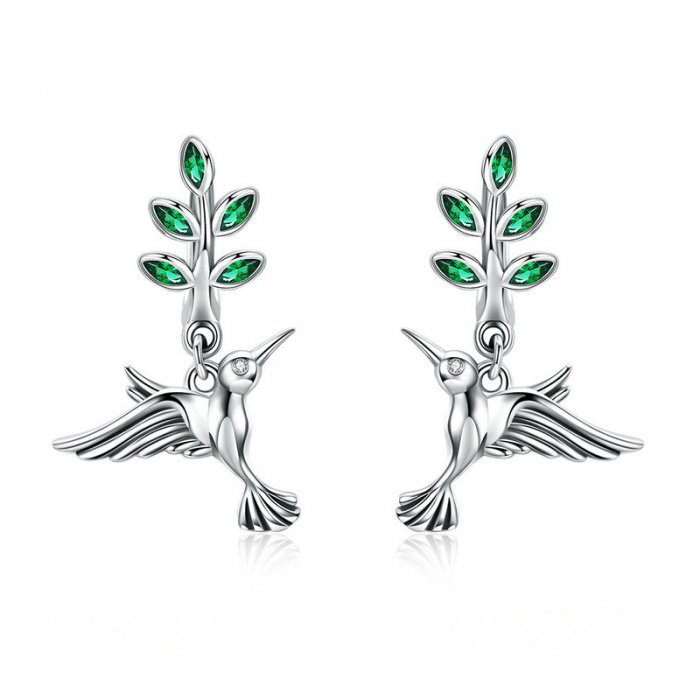 Set argint pasare colibri [9]