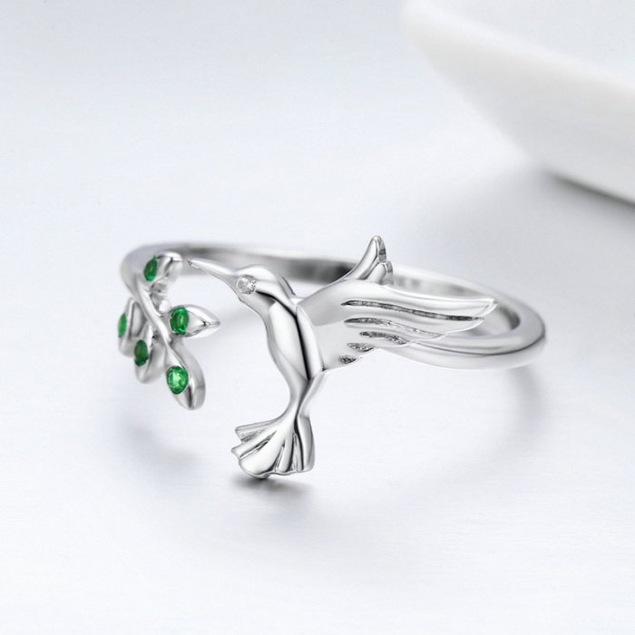 Set argint pasare colibri [20]
