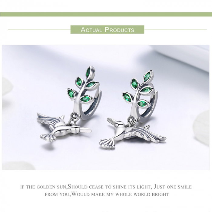 Set argint pasare colibri [11]