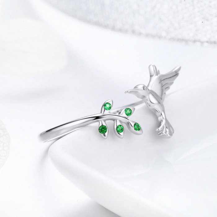 Set argint pasare colibri [21]