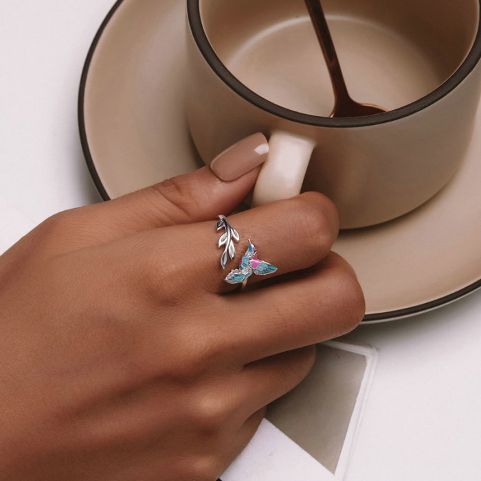 Set argint pescarus albastru [11]