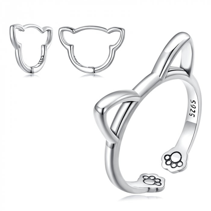 Set argint pisicute [3]