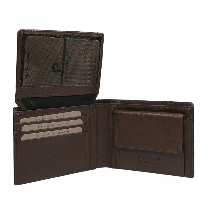 Set cadou barbati din piele naturala (portofel + curea) Pierre Cardin PORM801 [4]