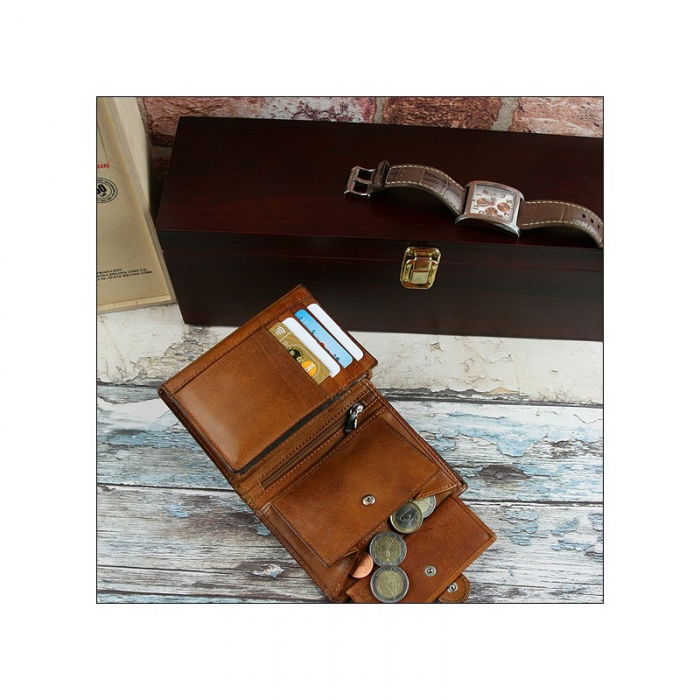 Portofel din piele naturala pentru barbati PORMG001 [11]