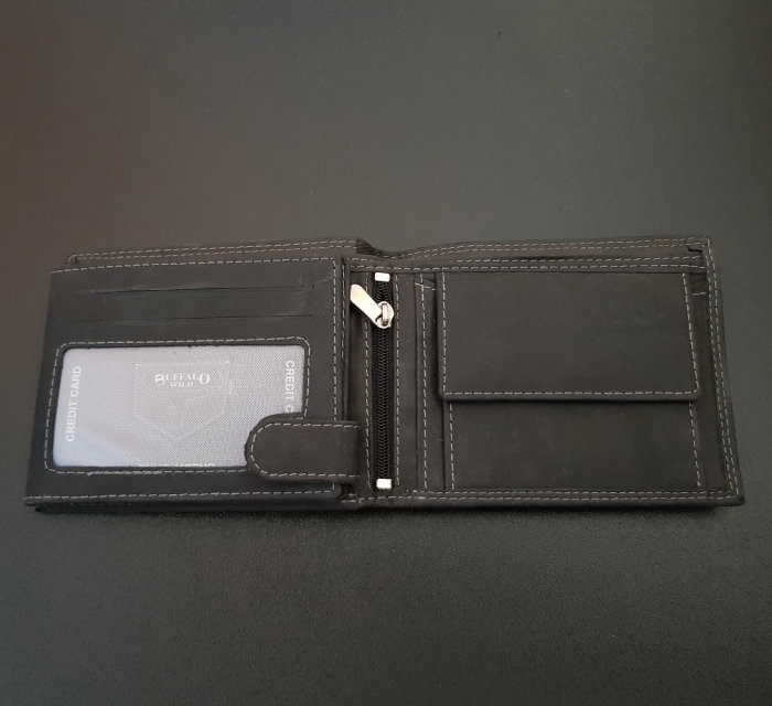 Set cadou barbati Wild BuffalO, portofel si curea din piele naturala, PORMG902 [8]