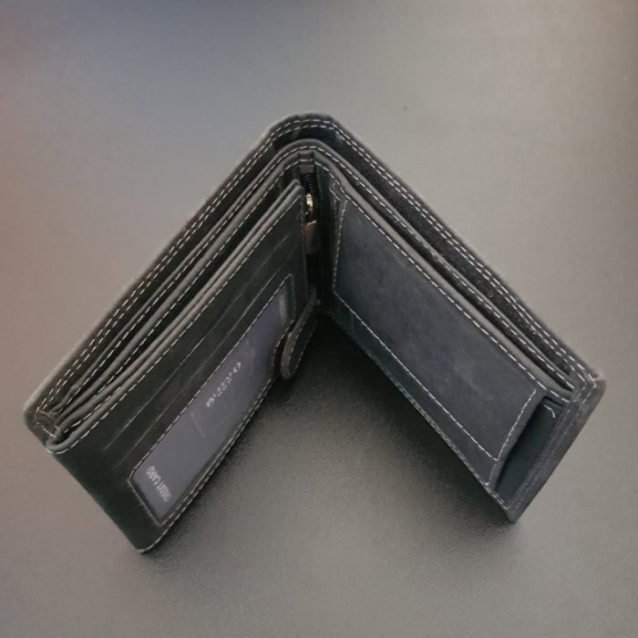 Set cadou barbati Wild BuffalO, portofel si curea din piele naturala, PORMG902 [15]