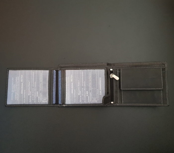 Set cadou barbati Wild BuffalO, portofel si curea din piele naturala, PORMG902 [27]