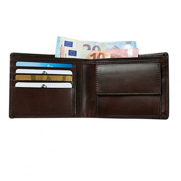 Set cadou barbati (portofel + curea) din piele naturala Wild PORM802 [9]