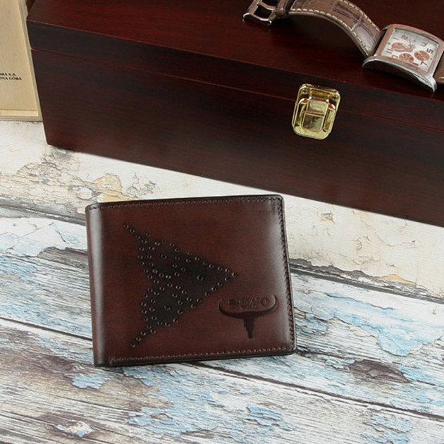 Set cadou barbati (portofel + curea) din piele naturala Wild PORM802 [7]