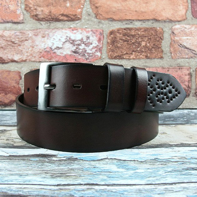 Set cadou barbati (portofel + curea) din piele naturala Wild PORM802 [3]