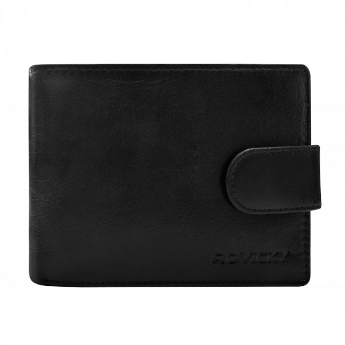 Set cadou barbati, portofel si curea din piele naturala, Rovicky, PORMG906, cu RFID [2]