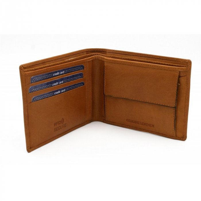 Set cadou barbati, portofel si curea din piele naturala, Wild, PORM805 [3]