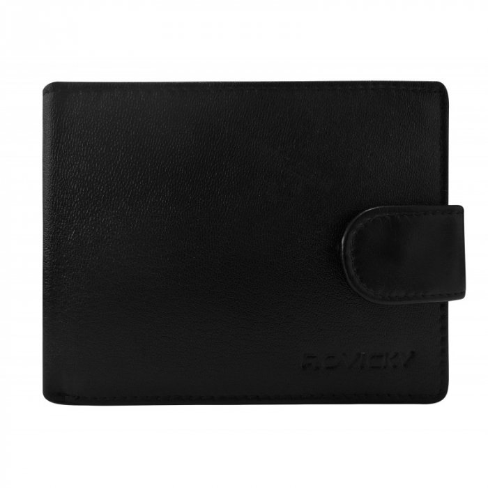 Set cadou barbati, portofel si curea din piele naturala, Rovicky, PORMG903, cu RFID [2]