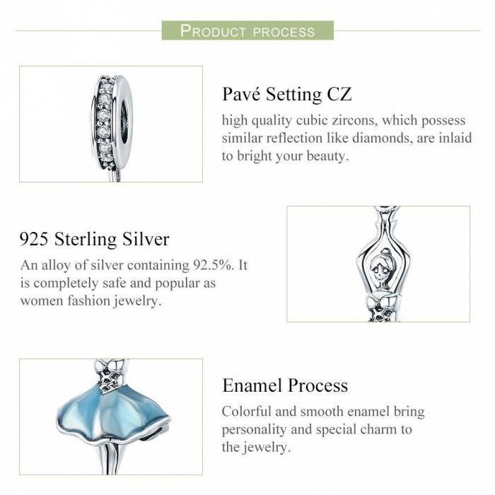 Talisman argint balerina [5]