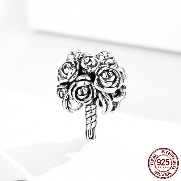 Talisman argint cu buchetul miresei [3]