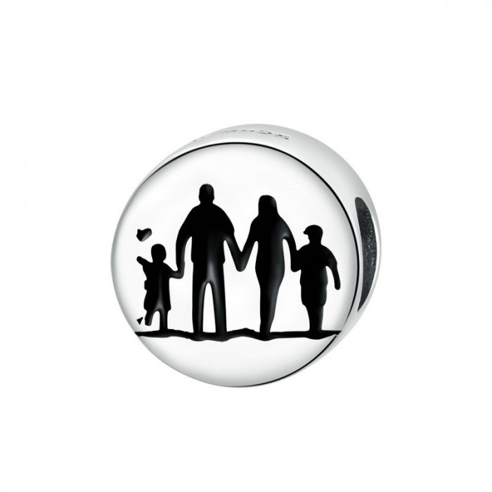 Talisman argint cu Familie Unita [1]