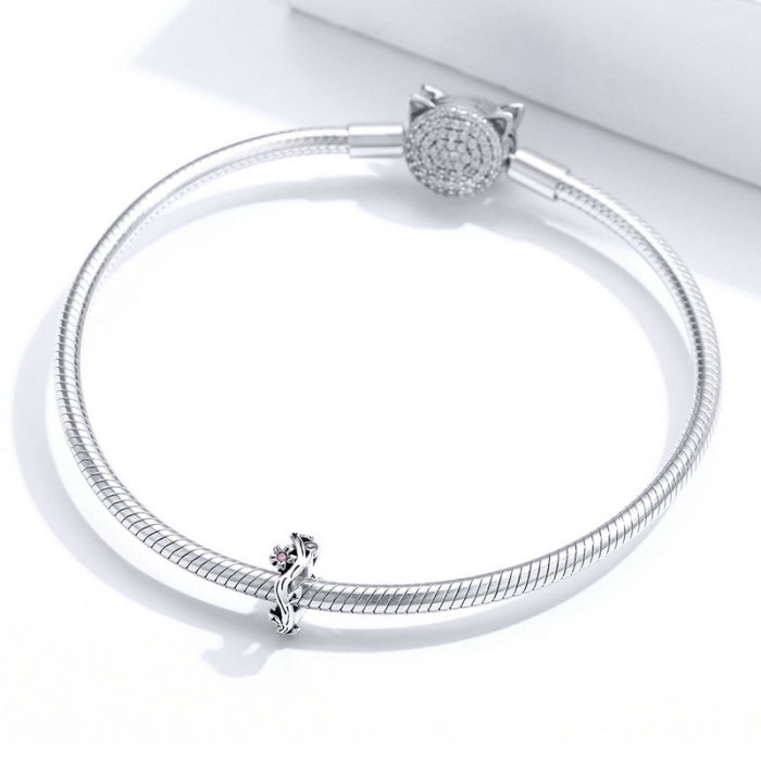 Talisman argint cu flori de cires [4]