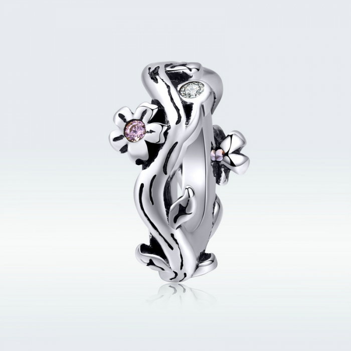 Talisman argint cu flori de cires [5]