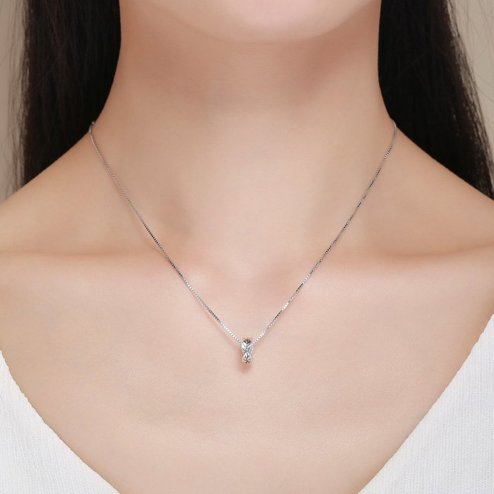 Talisman argint cu frunze [3]