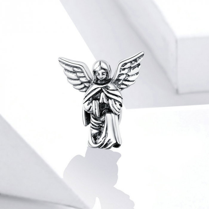 Talisman argint cu inger protector [4]