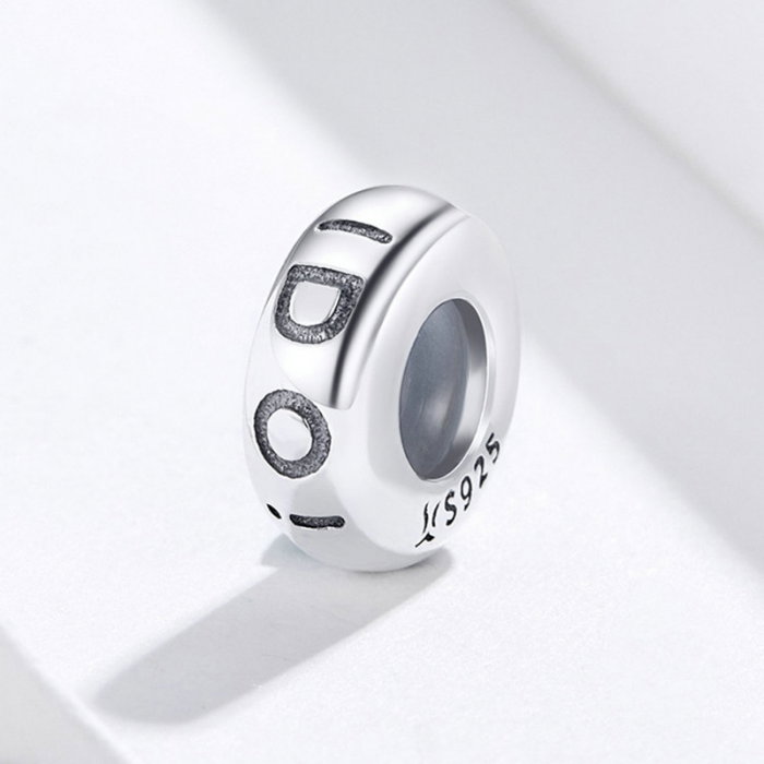 Talisman argint cu mesajul marital "Yes, I do" [3]