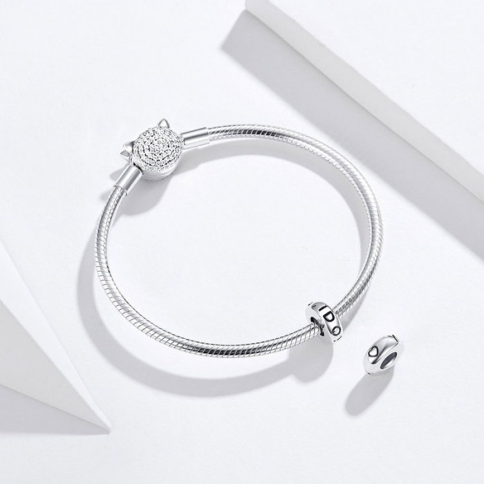 Talisman argint cu mesajul marital "Yes, I do" [4]