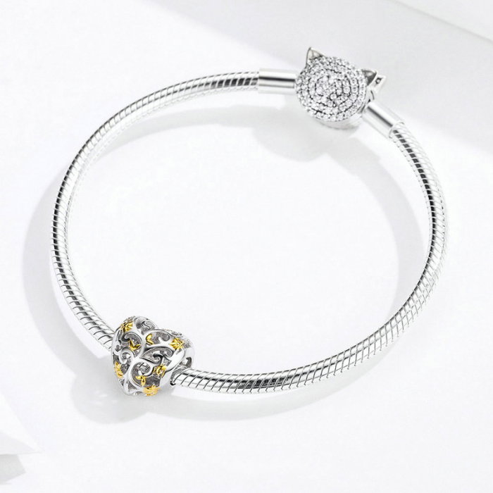 Talisman argint inima cu Copacul Vietii [4]