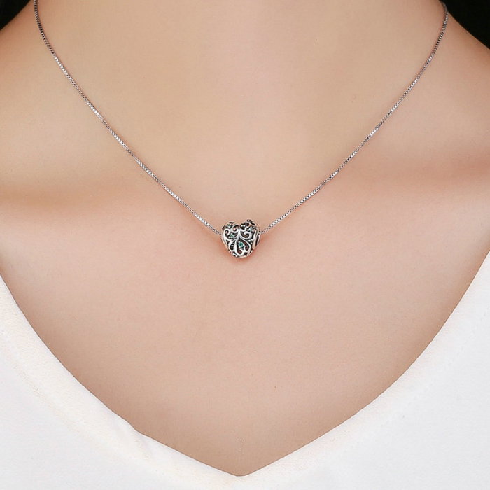 Talisman argint inima cu copacul vietii [4]