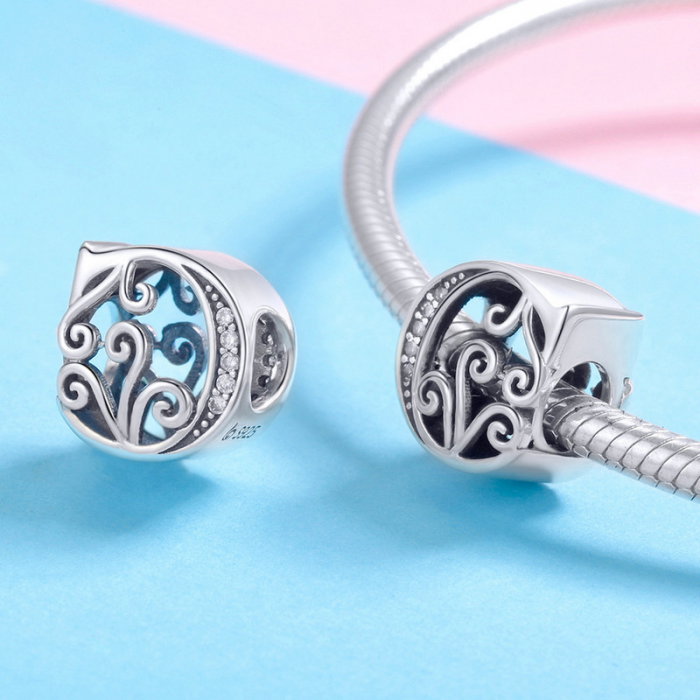 Talisman argint litera C [6]