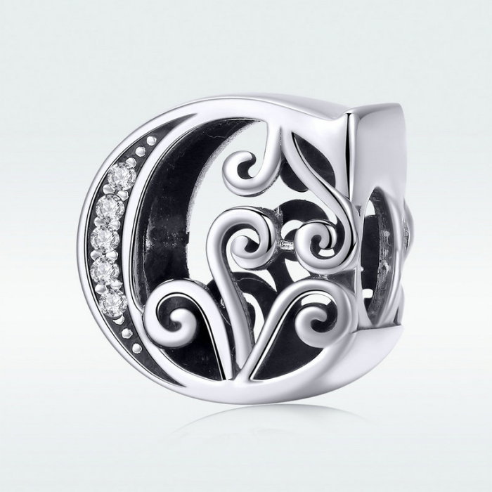 Talisman argint litera C [3]