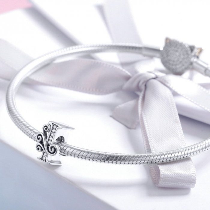 Talisman argint litera I [6]