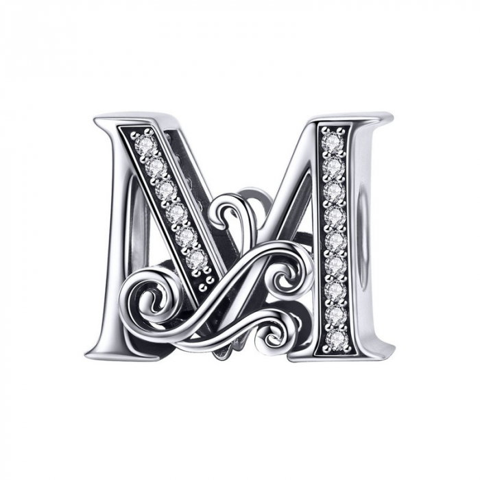 Talisman argint litera M [1]