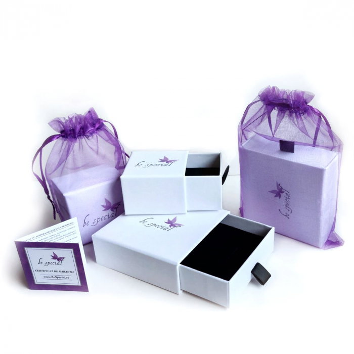 Talisman argint litera M floral [6]