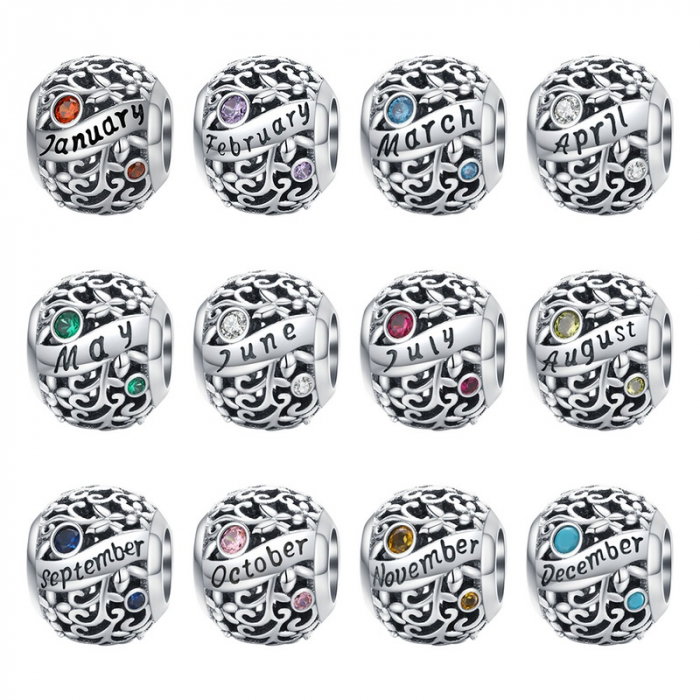 Talisman argint luna Mai cu zirconiu [7]