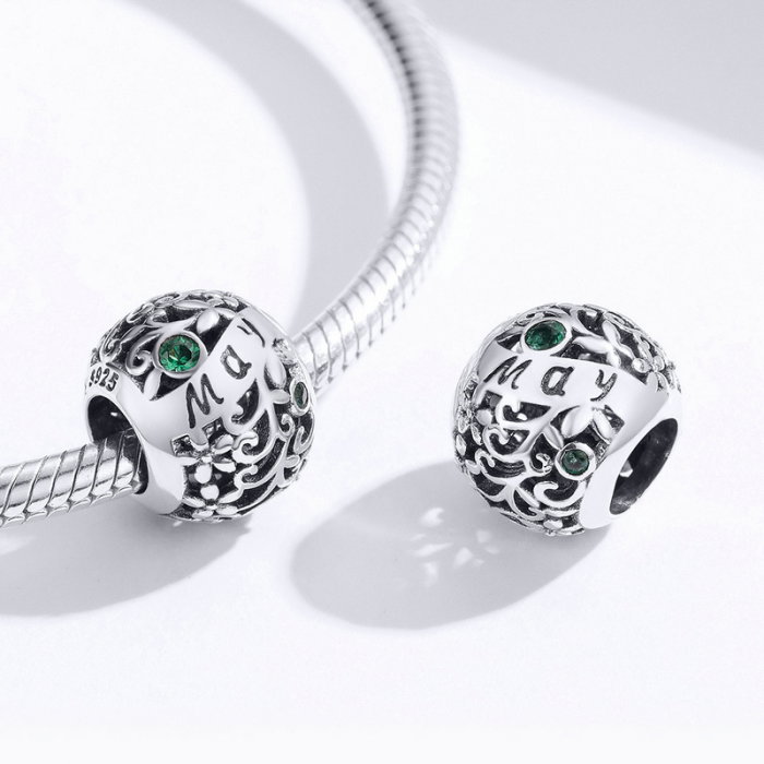 Talisman argint luna Mai cu zirconiu [3]