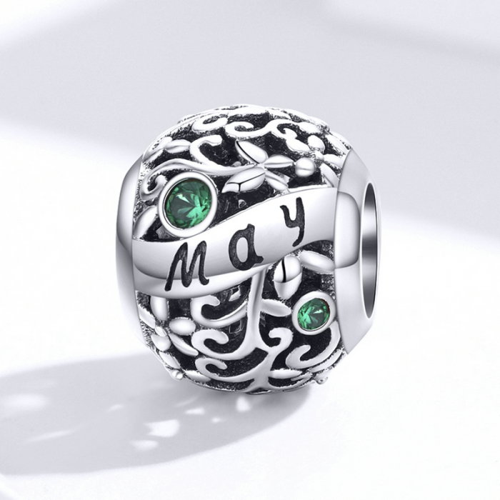 Talisman argint luna Mai cu zirconiu [5]
