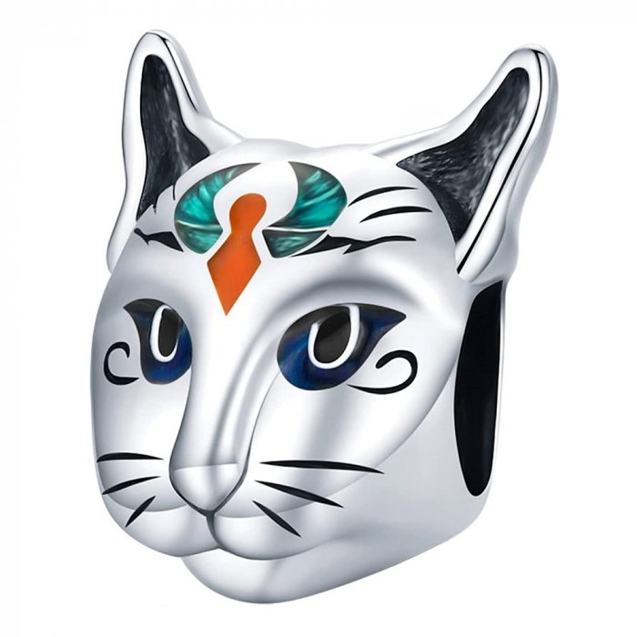 Talisman argint Zeita Pisicilor (zeita egipteana Bastet) [1]