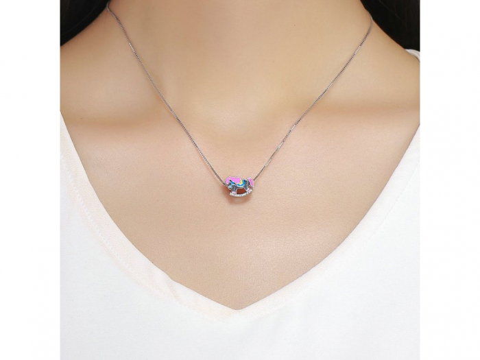 Talisman din Argint 925 in forma de calut balansoar [4]