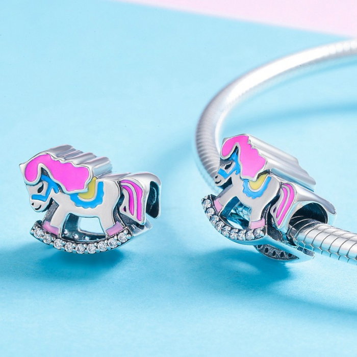 Talisman din Argint 925 in forma de calut balansoar [2]