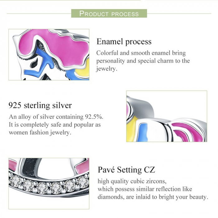 Talisman din Argint 925 in forma de calut balansoar [5]