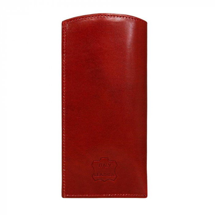 Toc ochelari (etui) sau husa telefon piele naturala Rosu - POC03 [1]