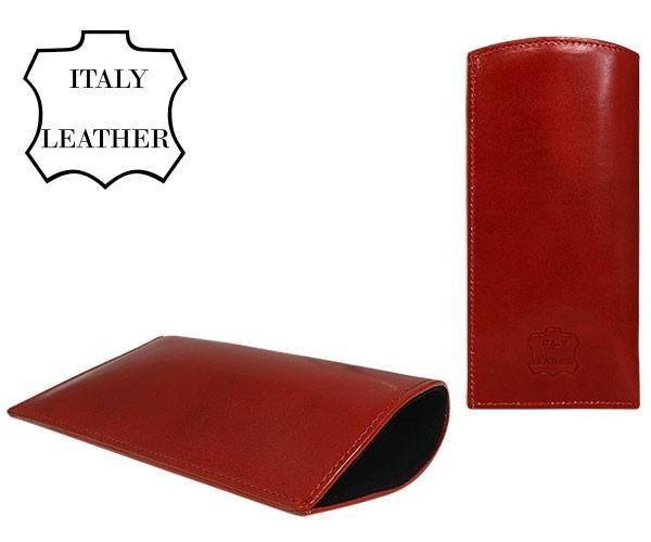 Toc ochelari (etui) sau husa telefon piele naturala Rosu - POC03 [7]