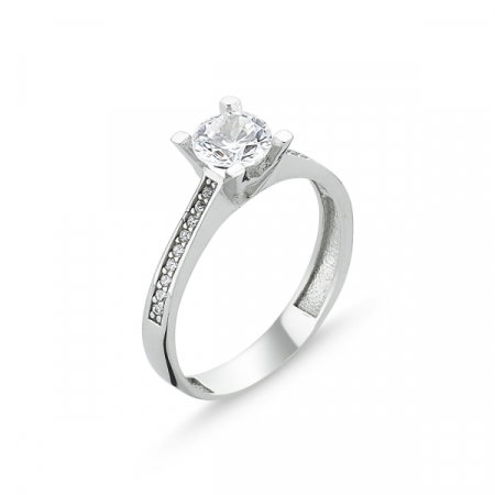 Inel argint 925 rodiat cu zirconii albe - Be Elegant ITU0089 [0]