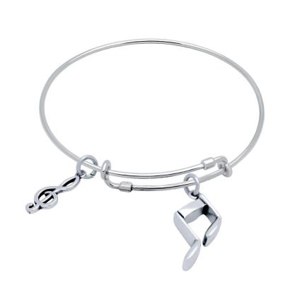 Bratara argint 925 reglabila cu note muzicale [0]