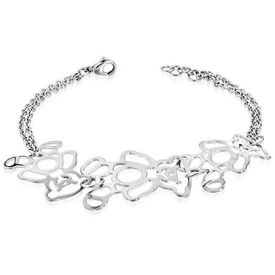 Bratara inox cu trei ursuleti