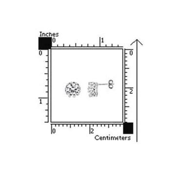 Cercei argint 925 eleganti cu zirconii stil coroana [2]