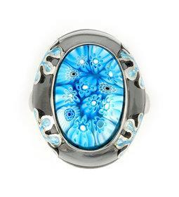 Inel argint 925 cu sticla de Murano [1]